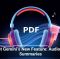 Meet Gemini’s New Feature: Audio PDF Summaries